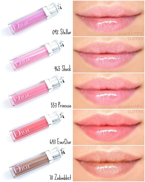 glos de dior|dior lip gloss color chart.